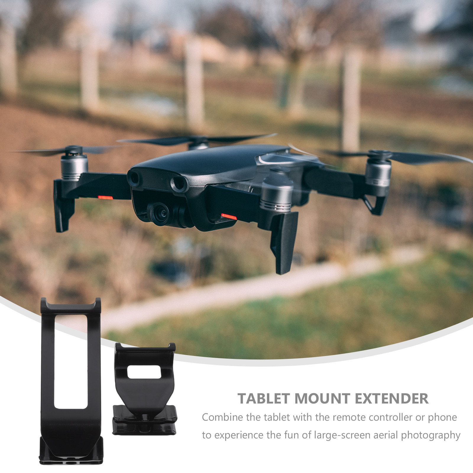 حامل بلاستيكي قابل للتعديل لتث - مراجعة Drone Tablet Mount وسعره
