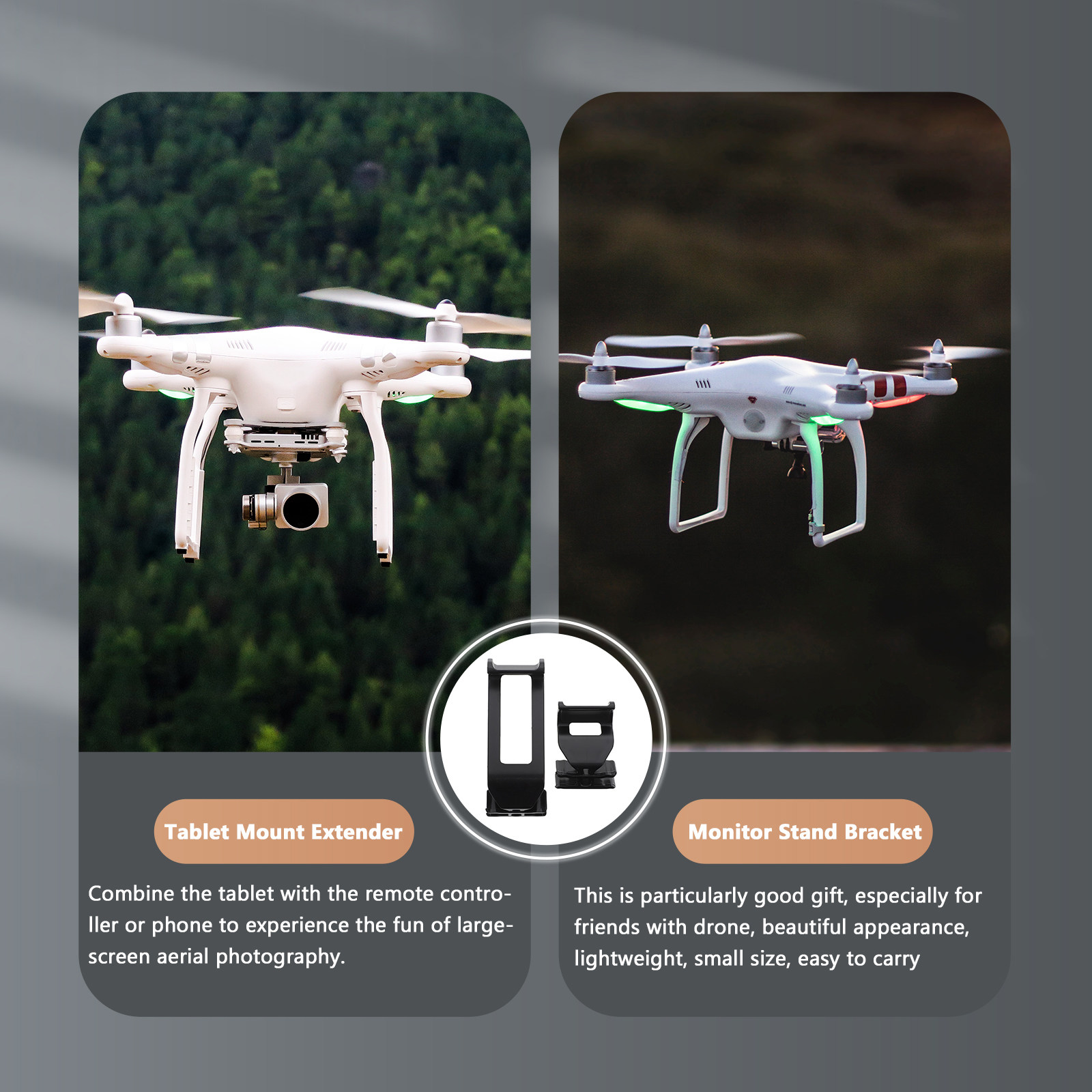 حامل بلاستيكي خفيف الوزن قابل  - مراجعة Drone Tablet Mount وسعره